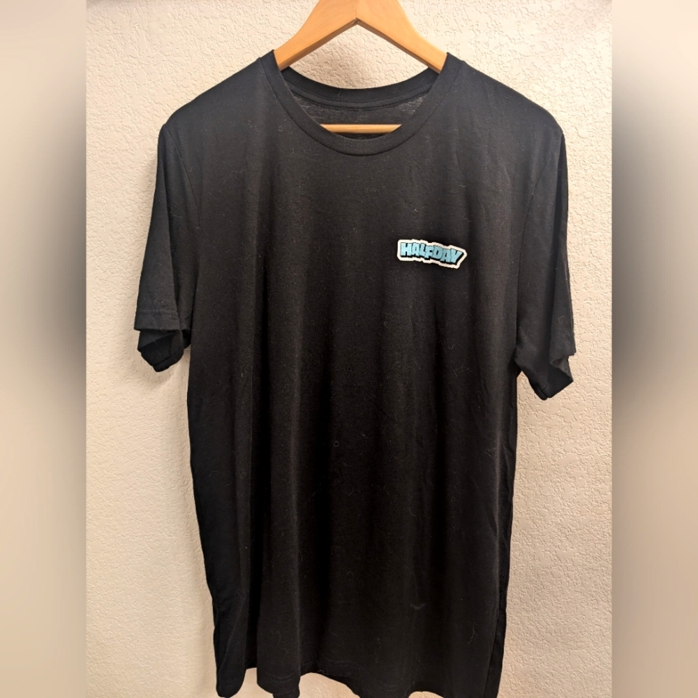 Halfday Brand Black Summer Short Sleeve T-Shirt